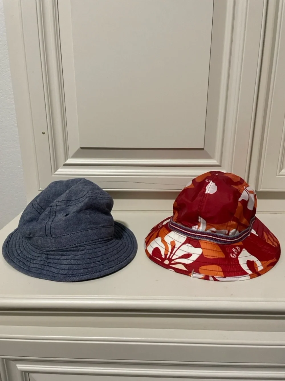 GAP Kids  Red & Blue Floral Bucket Hats